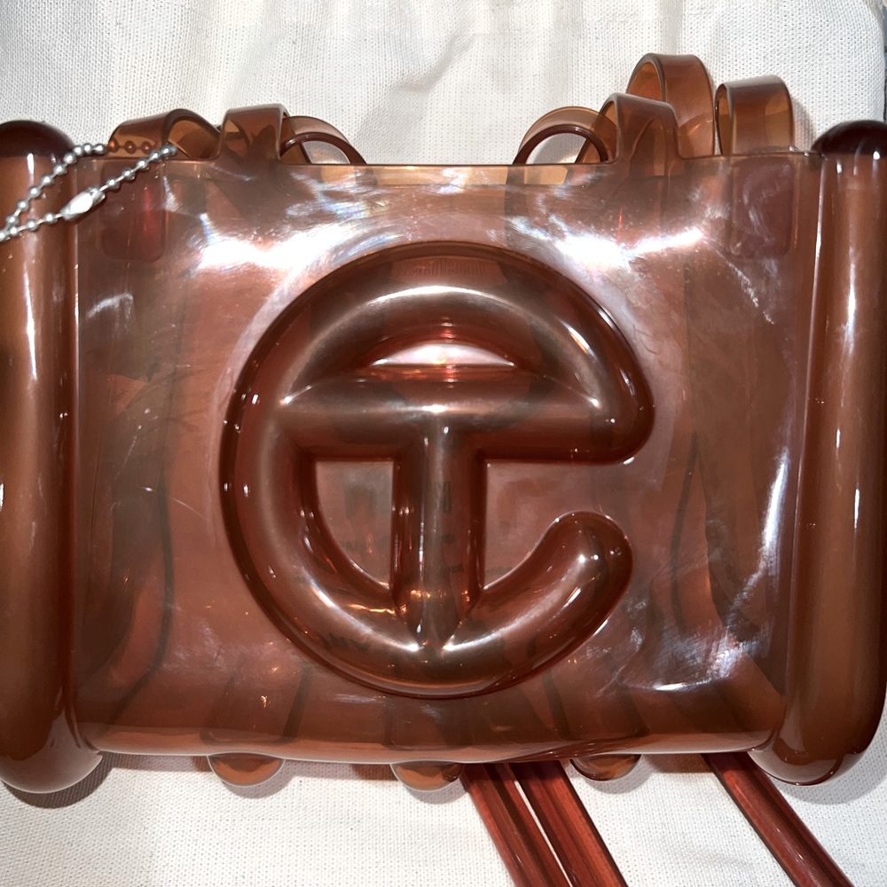Telfar Translucent Brown Mini Crossbody Bag